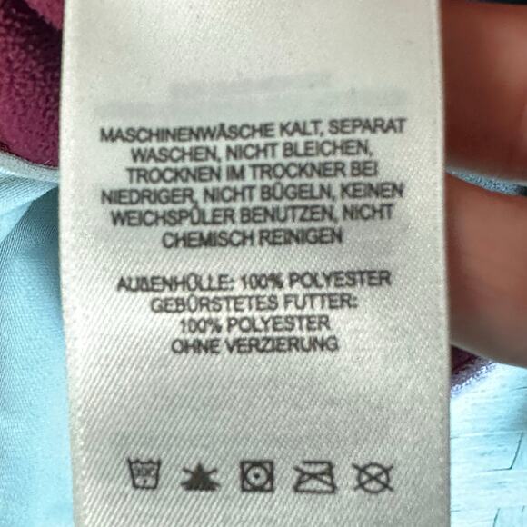 Mountain Hardwear purple zip up fleece jacket cozycore zip pockets Gorpcore - Picture 11 of 15